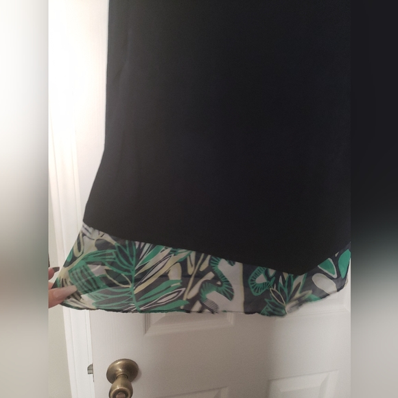 Chicos Travelers dark blue tunic top - Picture 4 of 4